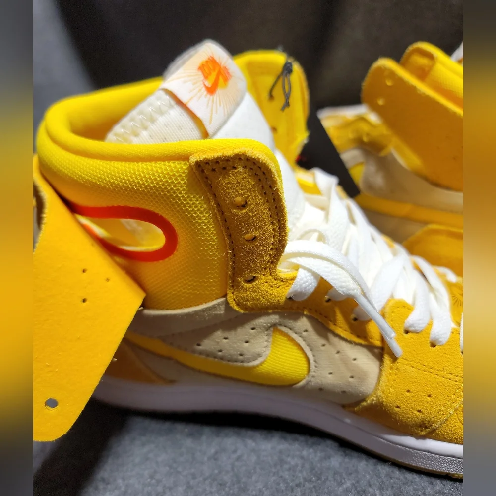 NEW Nike Air Jordan 1 Zoom COMFORT 2 'Yellow Ochre' - Picture 6 of 10